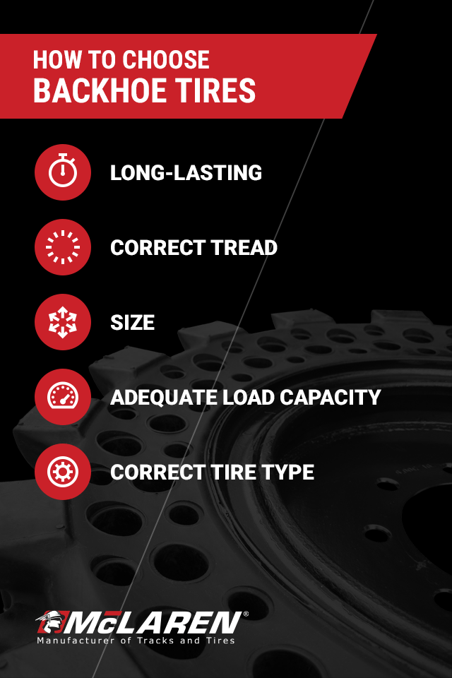 choosing among backhoe tire options