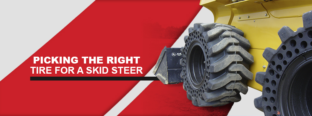 How to pick the right skid steer tires