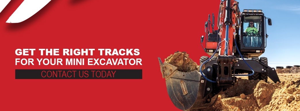 Buy the best tracks for your mini excavator
