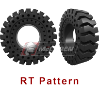 RT Pattern - Solid Cushion Tires for skid steers, backhoes, telehandlers, wheel loaders
