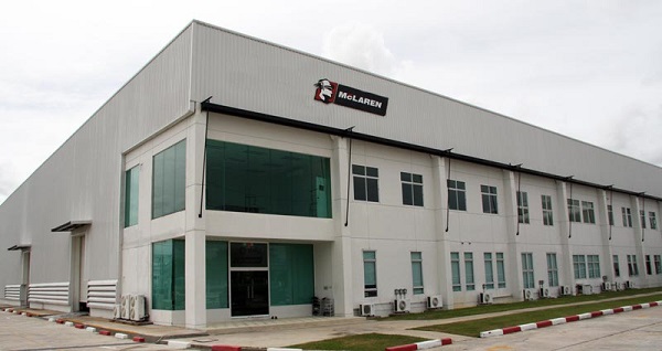 McLaren Manufacturing Facility in Thailand