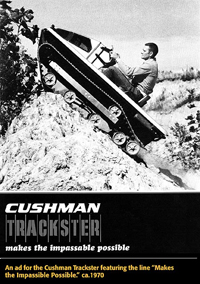 Cushman Trackster rubber tracks by McLaren