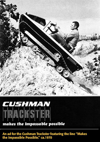 Cushman Trackster Cushman Trackster rubber tracks by McLaren