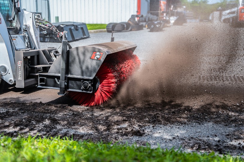 Skid Steer Angle Broom