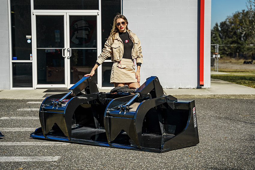 Extreme Duty Skid Steer Grapple Bucket