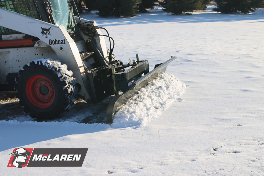 Skid Steer Snow Plow Blade