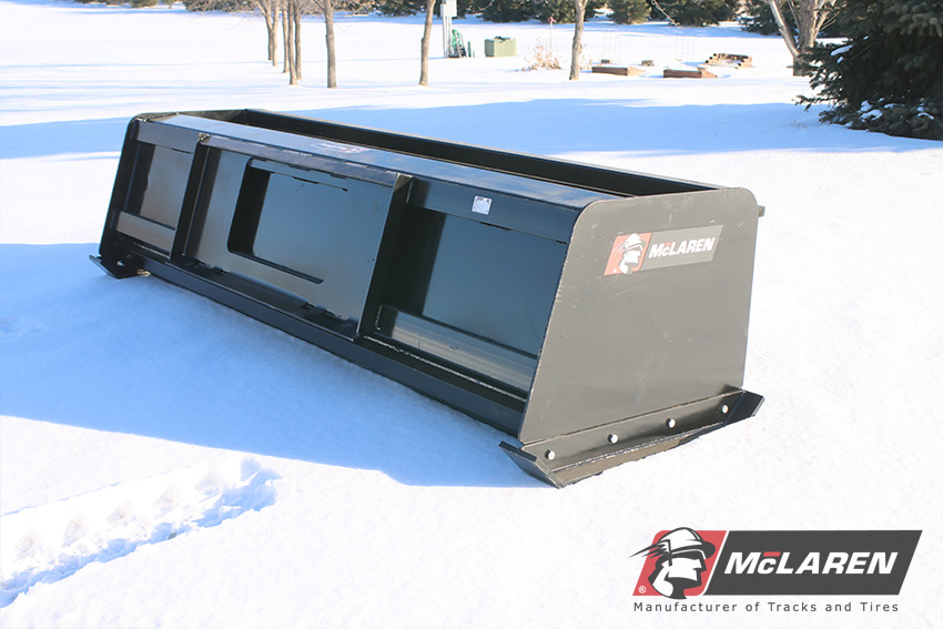 Skid Steer Snow Pusher Box