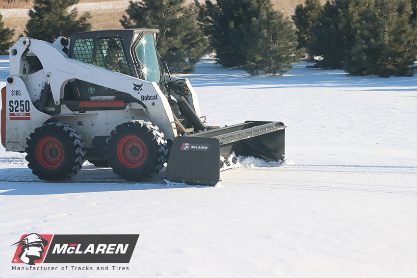 Skid Steer Snow Pusher Box