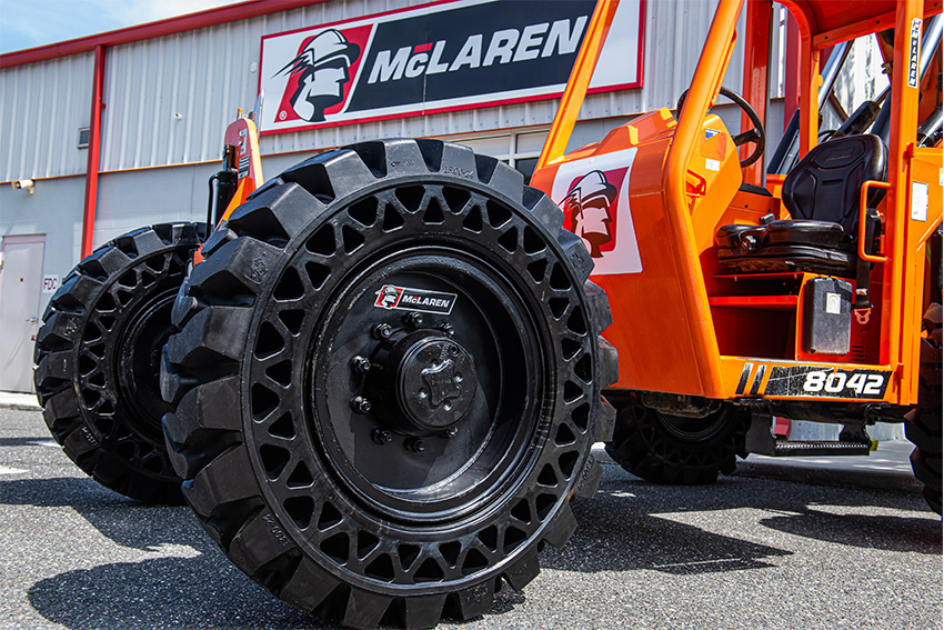 Monarch Press On (Premium) Cushion Forklift Tires