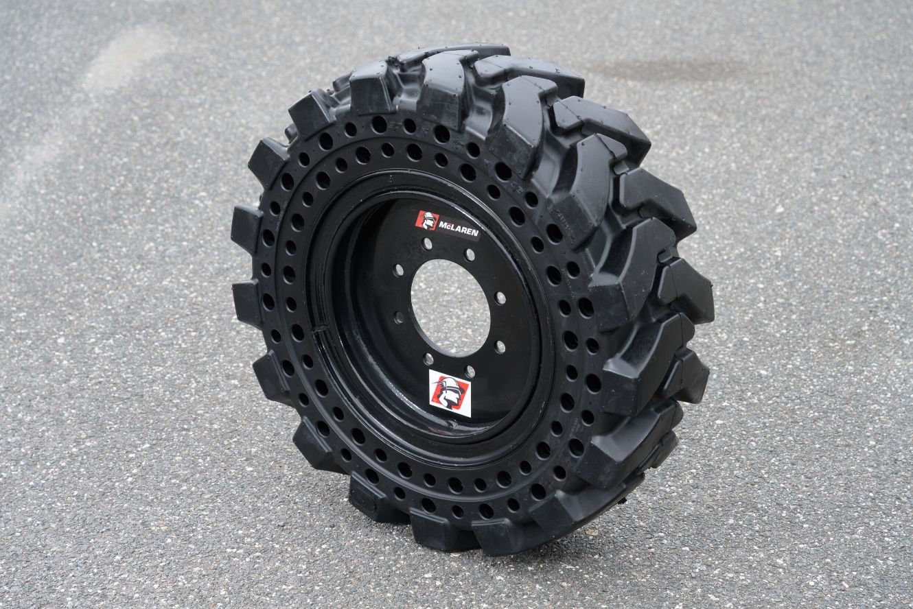 How Tire Design Improves Solid Skid Steer Tire Life
