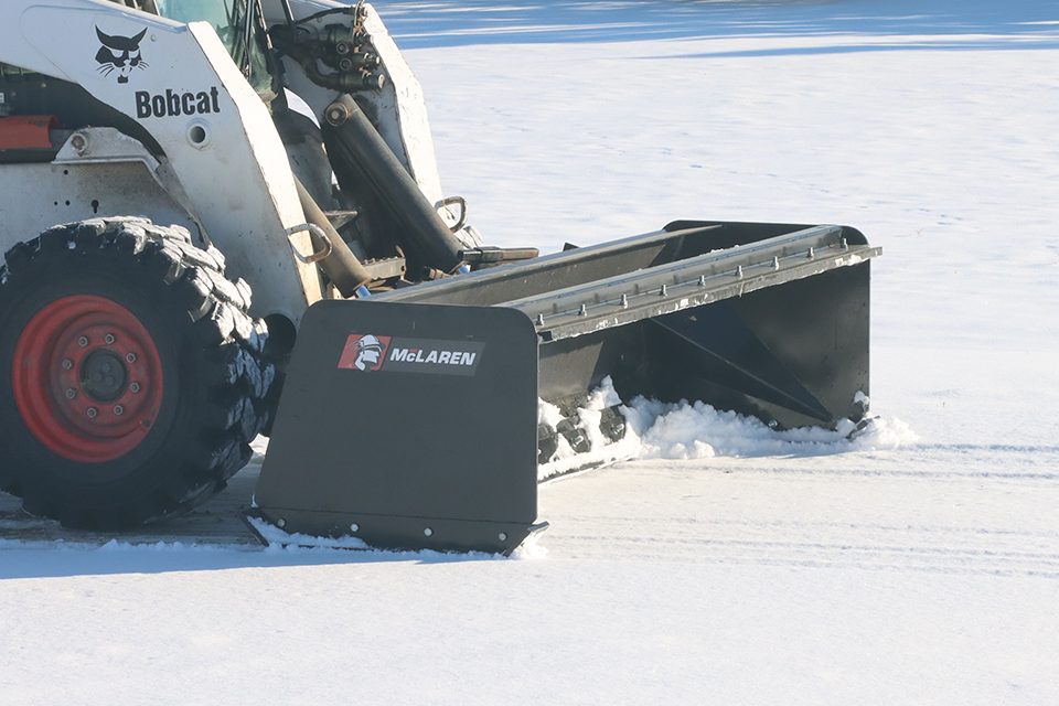 Skid Steer Snow Pusher Box