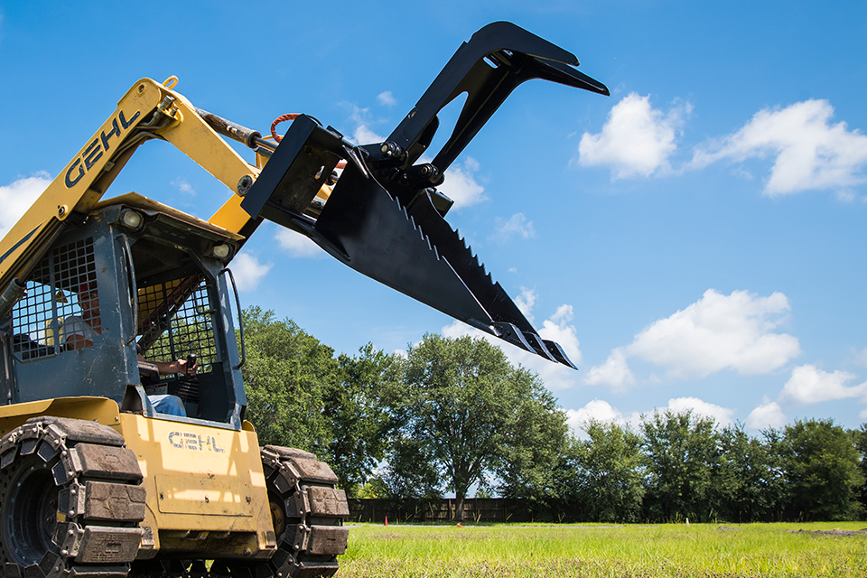 Skid Steer Stump Buckets