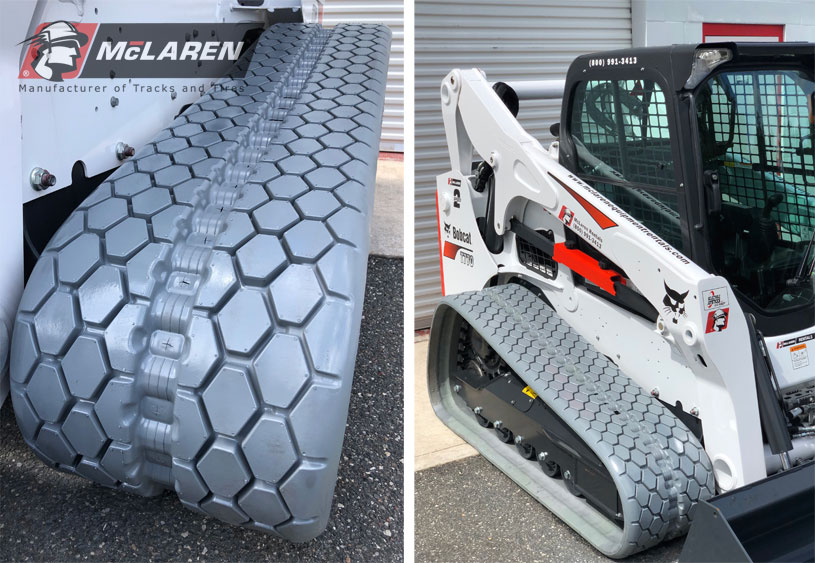 mclaren rubber tracks for equipment